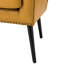 Fauteuil à oreilles en similicuir avec garniture cloutée 30 po Ebbert-647834385
