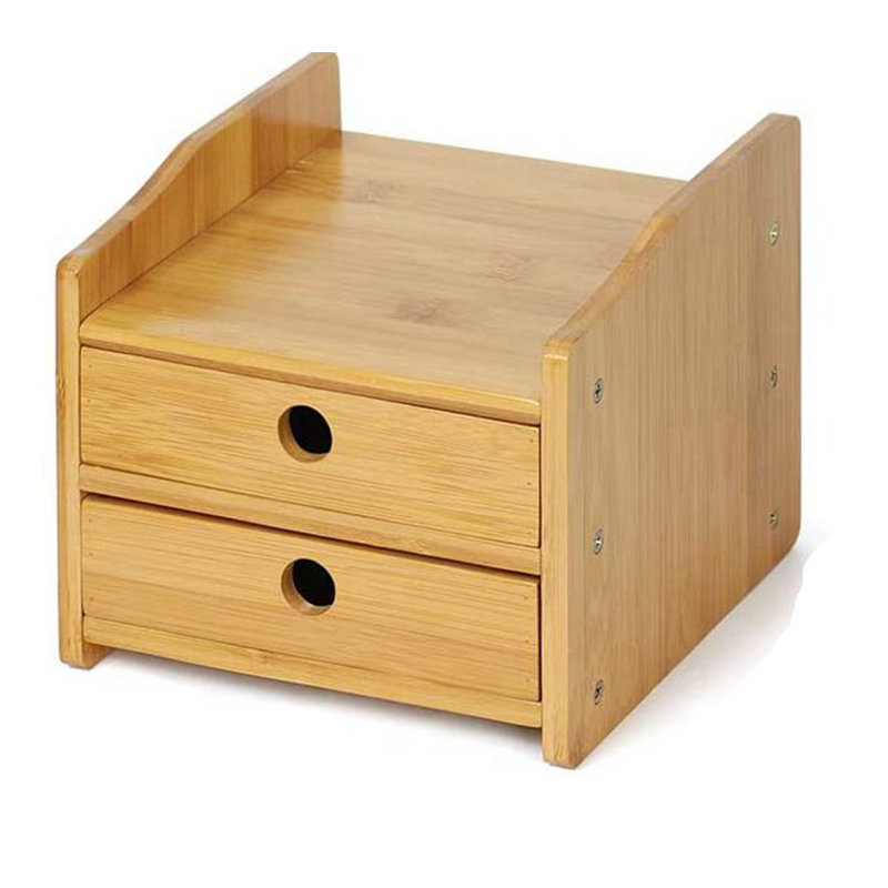 Organisateur de bureau finlandais en bambou