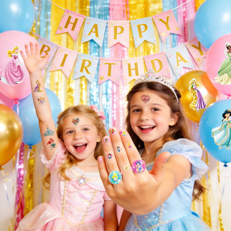Princess Party Favors for Kids, 99pcs Princess Birthday Party Favors Set