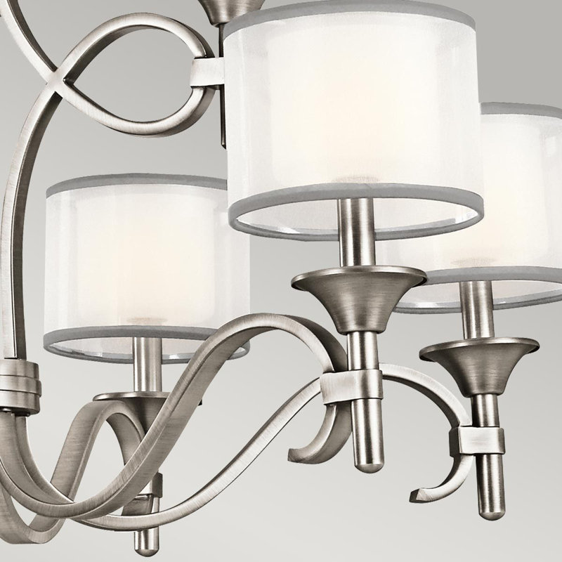 Eisen 9-Light Shaded Chandelier