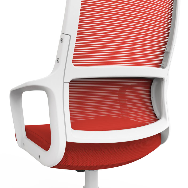 Chaise de travail en filet Northwood, Rouge/blanc