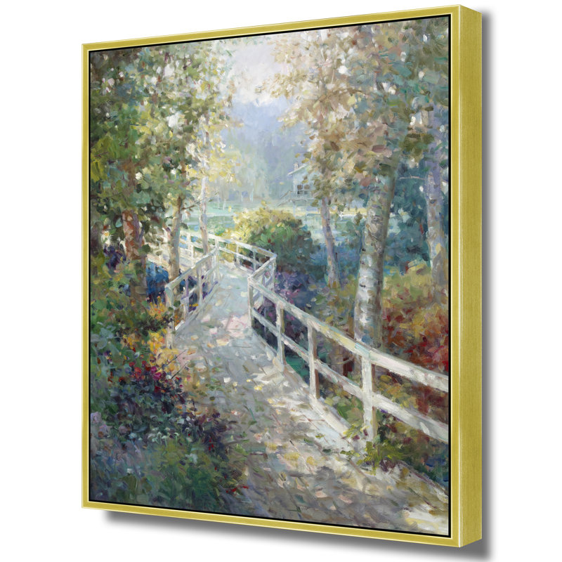 Bridge To The Light Print, 42" H x 32" W, Gold