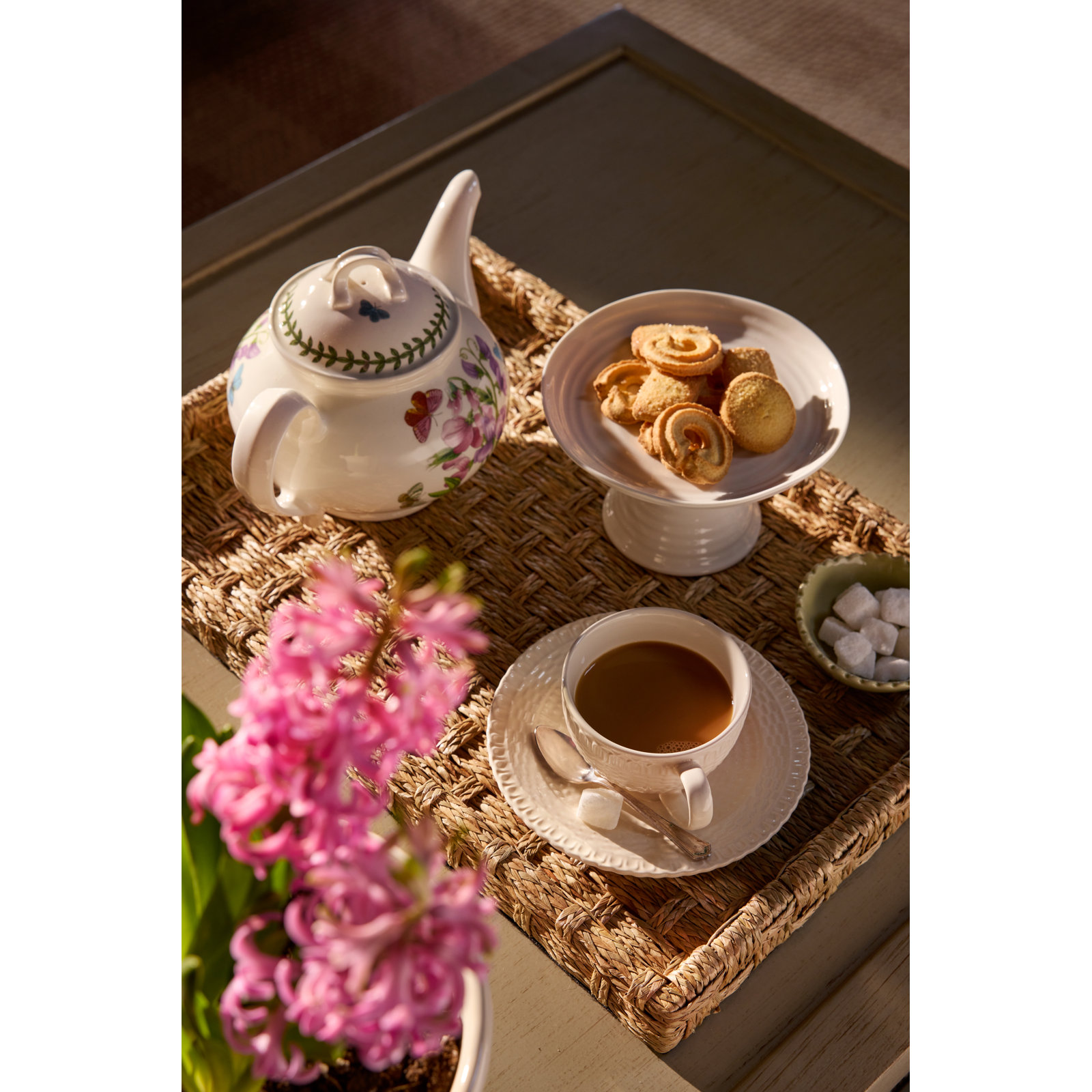 Basketweave Ceramic Mug