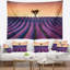 Tapisserie paysage paysage lavande et arbre solitaire-28502400
