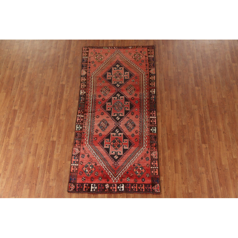 Tapis traditionnel tribal géométrique 4 x 8