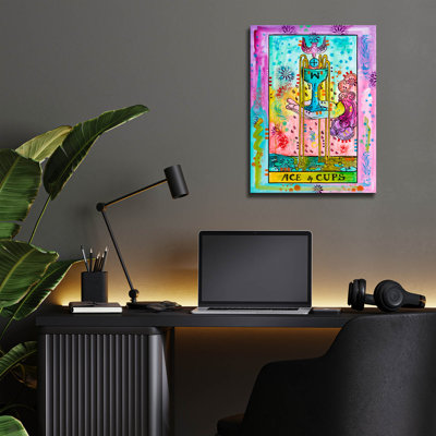 Art mural en verre Tarot - Ace Of Cups par Dean Russo