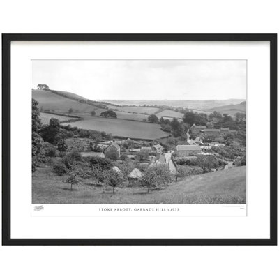 Stoke Abbott, Garrads Hill C1955 1 Piece Single Picture Frame Wall Art