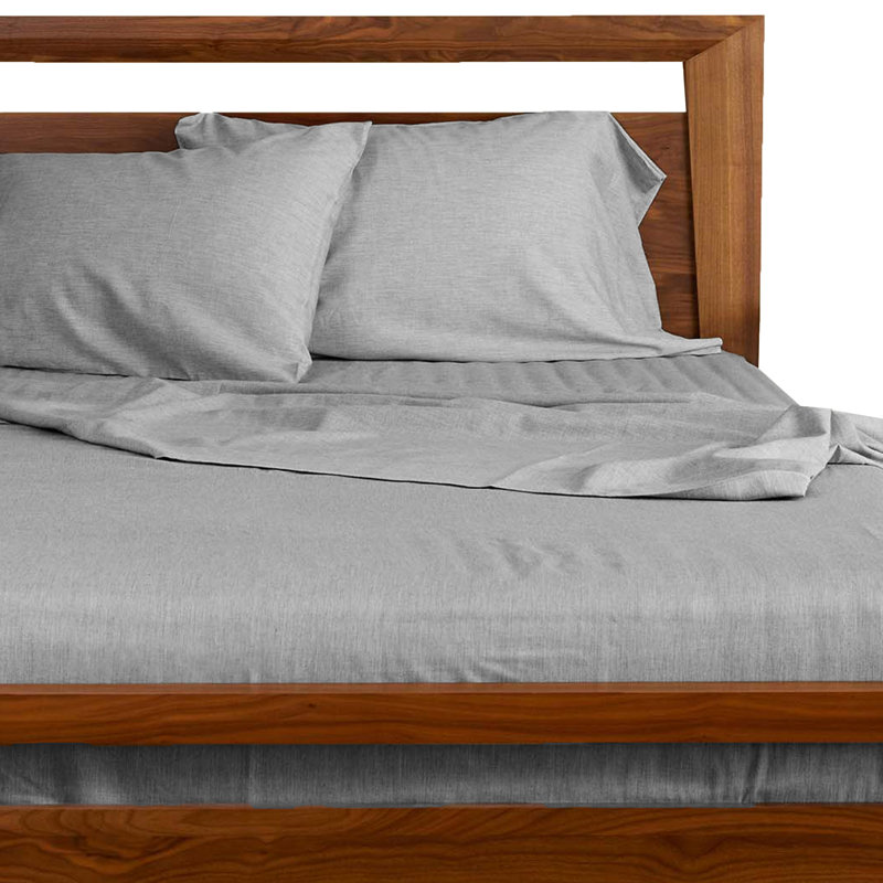 BedVoyage Sheet Set - Viscose from Bamboo + Cotton - Breathable & Cozy, Twin Sheet Set + 1 Fitted Sheet + 1 Pillowcase