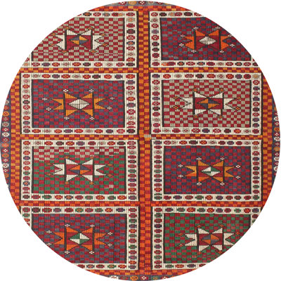 Tapis marron Southwestern