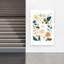 Floral Whimsy Bloom Abstract Delicate Modern Flower Landscape Wall Art Print by Treechild - Wrapped Canvas Print-1857597997