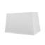 Abat-jour rectangulaire en tissu texturé blanc cassé H 10 "(araignée)