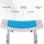 Tabouret de bain courbé à hauteur réglable à 6 niveaux - Chaise de douche spa idéale pour personnes âgées, blessées et enceintes