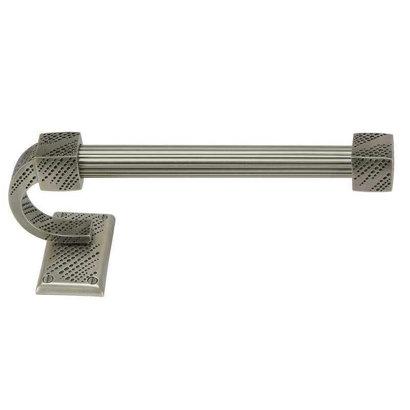 SUTTON TISSUE BAR RIGHT, REEDED HANDLE; FLORENTINE GOLD FINISH, Antique Nickel