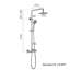 Robinet de douche avec valve brute-61901589