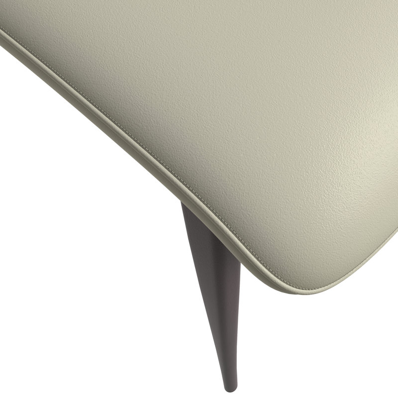 Chaise de salle à manger Ojani, Gris clair