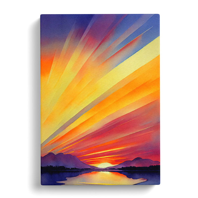 Wondrous Sunrise - Wrapped Canvas Print, 76cm H x 50cm W x 3cm D