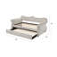 Adkins Linen Daybed W/Trundle (Twin)