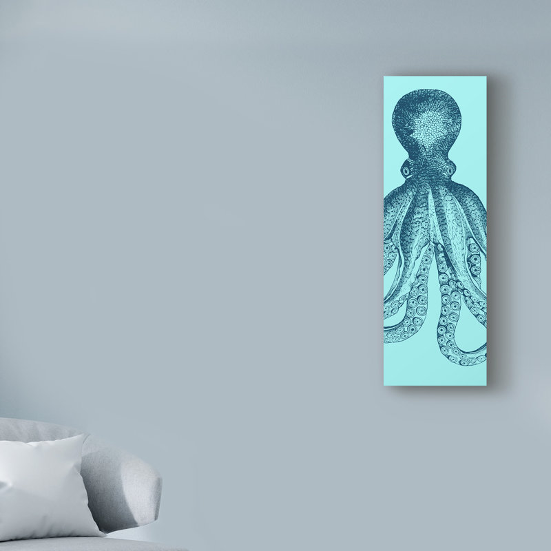 " Octopus Triptych II " by Vision Studio, 24" H x 8" W x 2" D