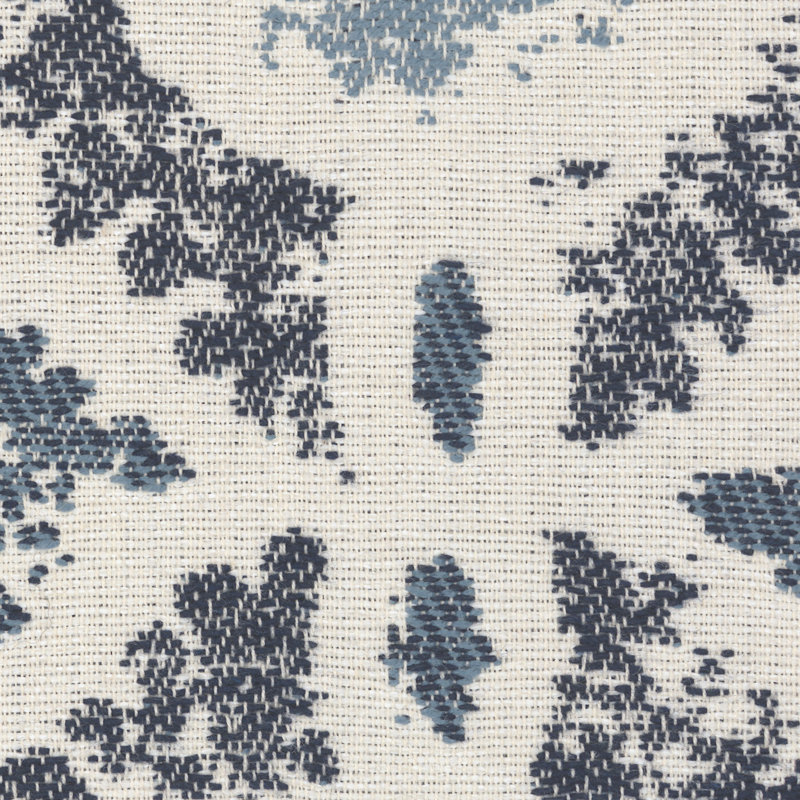 Wittstock Floral Chenille Fabric, Indigo