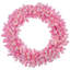 Pre-Lit Flocked Pine Artificial Christmas Wreath - Clear Lights-101835727-101835729