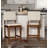 Upholstered Counter Stool with Solid Wood Frame-52517047-52517034