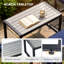 Ensemble de mobilier de patio 4 pièces avec table basse et coussin de siège-926264035