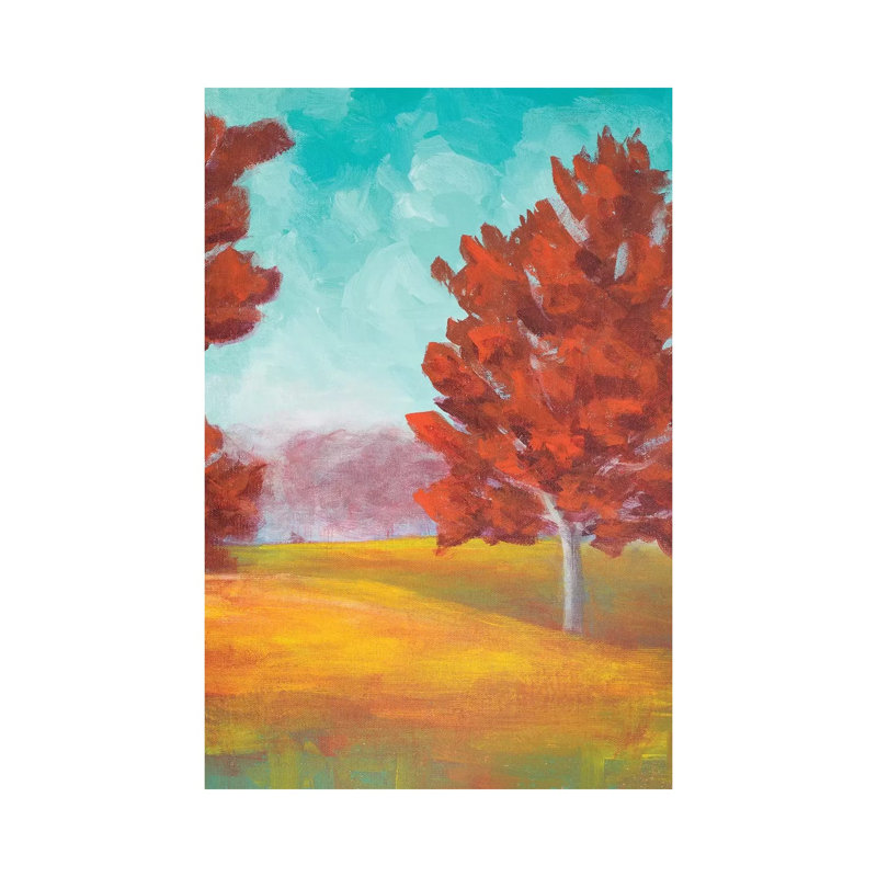 Yellow Pasture by Walt Johnson - Wrapped Canvas Gallery-Wrapped Canvas Giclée, 66.04 cm H x 45.72 cm W