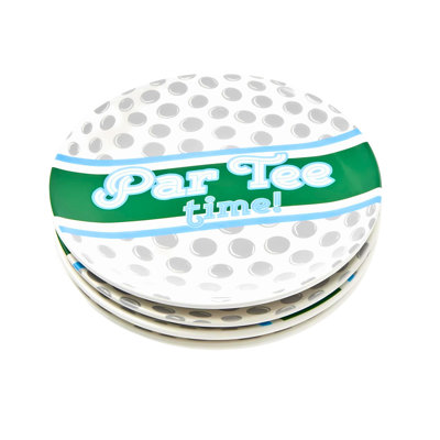 Godinger League Golf Appetizer Plate