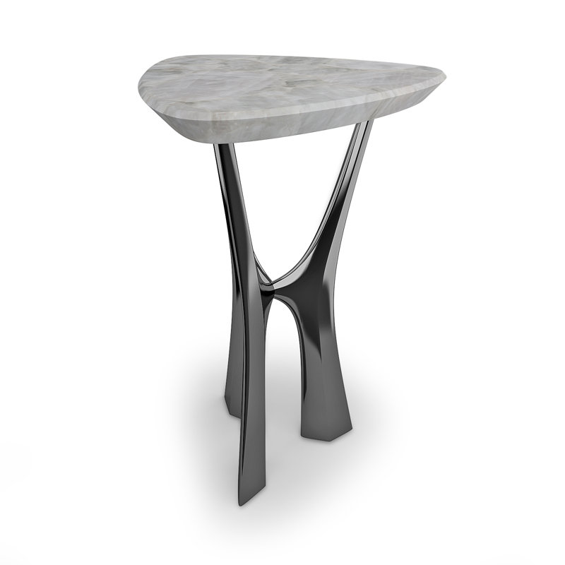 Table de bout en pierre Nisos
