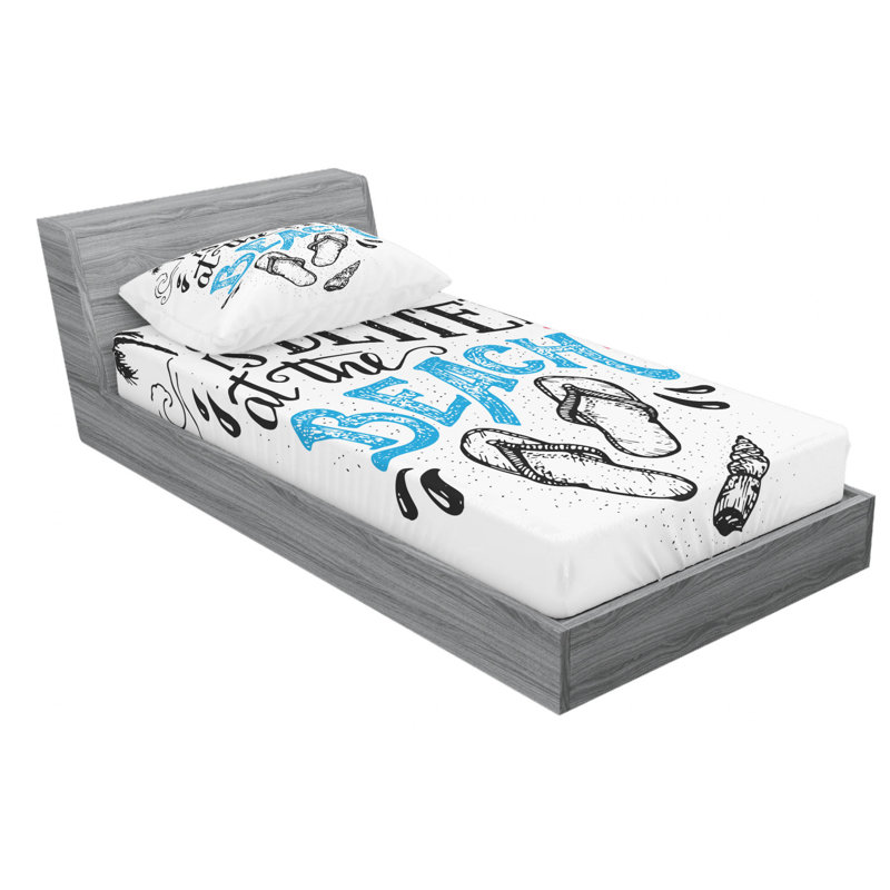 Microfiber Sheet Set, Twin XL Sheet Set with Fitted Sheet