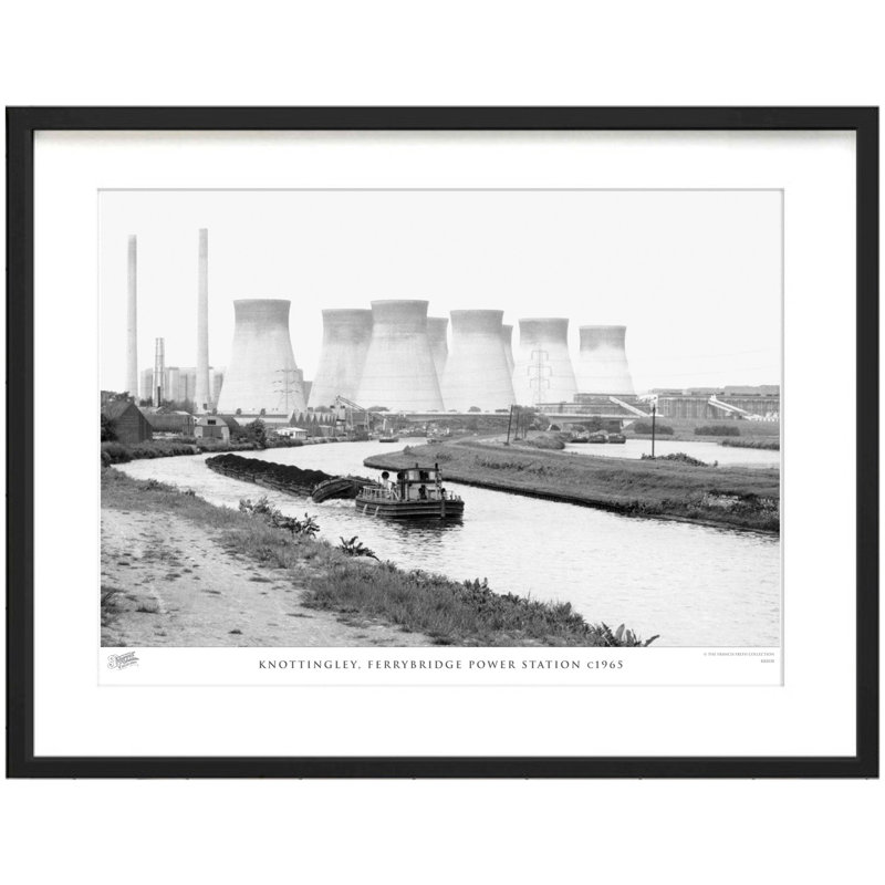 Knottingley, Ferrybridge Power Station C1965 - Single Picture Frame Print, 45cm H x 60cm W x 2.3cm D