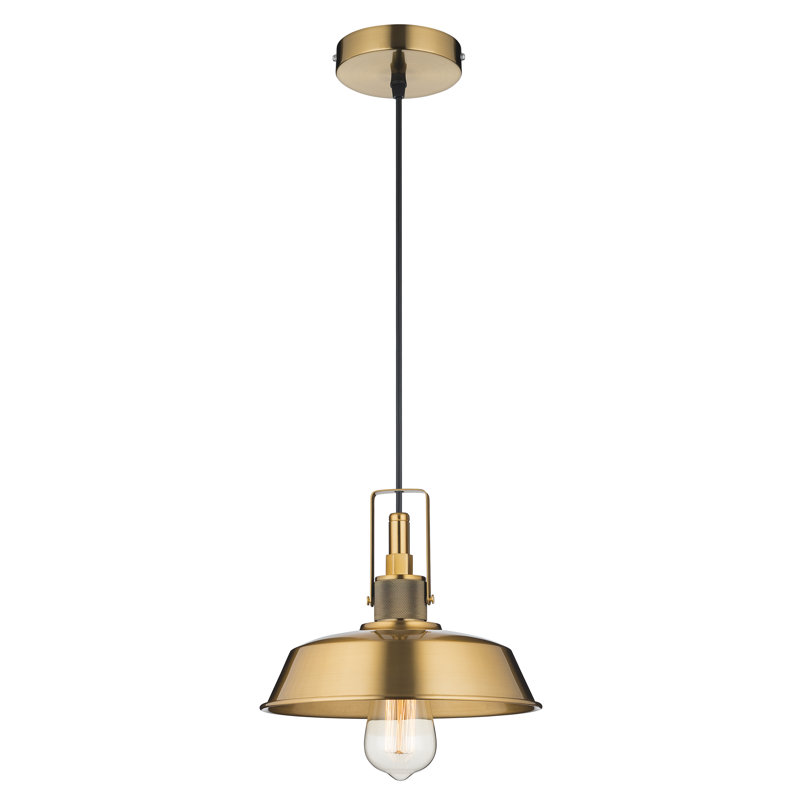 1 - Light Antique Gold Single Pendant