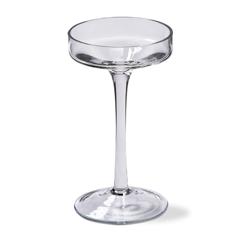 Glass Tabletop Pillar, 6.3" H x 3.5" W x 3.5" D