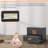 Lateral File Cabinet 2 Drawer, Black Filing Cabinet With Lock, Lockable File Cabinet For Home Office