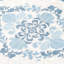 Tapis floral en cachemire 8 pi x 10 pi avec envers antidérapant en TPE, tapis décoratif doux pour le salon ou la chambre à coucher, bleu cendré-220410515-226312515