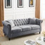 Canapé combiné 3 places + 3 places Velours gris (W834S00062)-1838228556
