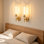 Micstar 19.5" Gold Wall Sconces Set Of 2 With Vertical Striped Glass Tube, Modern Vanity Light Fixtures For Bathroom, Bedroom, Living Room, Hallway And Kitchen