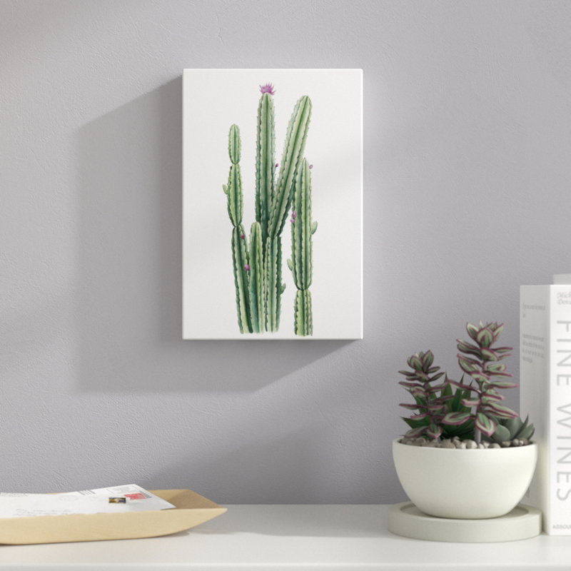 Desert Blooms II 1 Piece Painting on Canvas, 30cm H x 20cm W, Wrapped Canvas