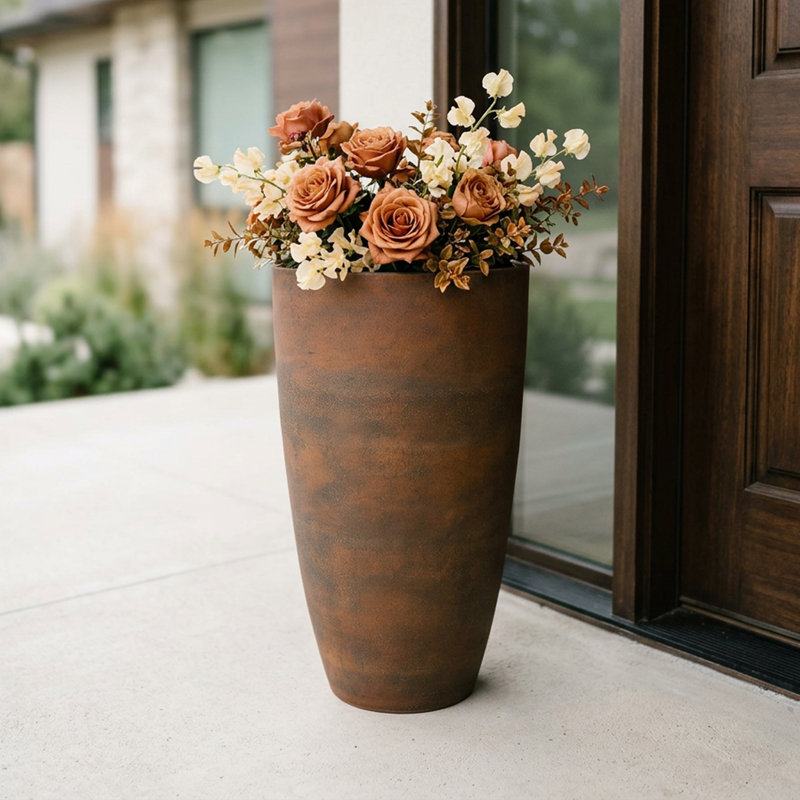 Grand pot à fleurs Kronberg, Rouille, 1