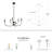 Kaymarie 6 - Light Candle Style Classic / Traditional Chandelier