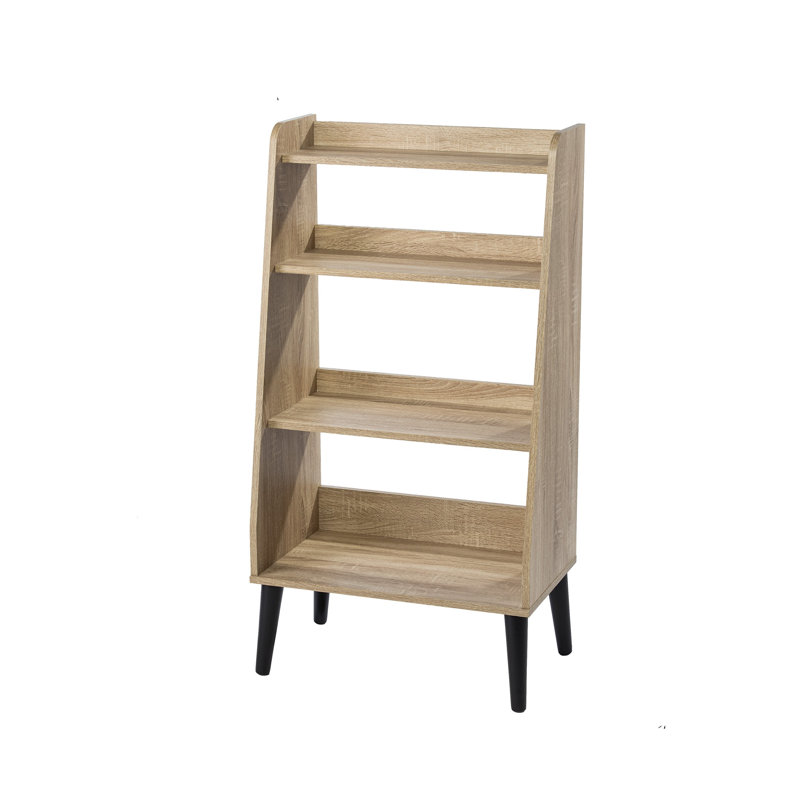 Ashalee Ladder Bookcase, Natural/Black