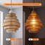 15.5cm H Glass Lamp Shade in Amber