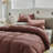 Solid Color Comforter Dark Color 3 PCs Bedding Set Deep Color Bed Comforter Set-115667187-115667186