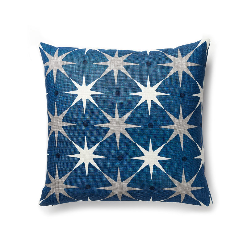 Albert Hadley Square Pillow Cover & Insert, Navy