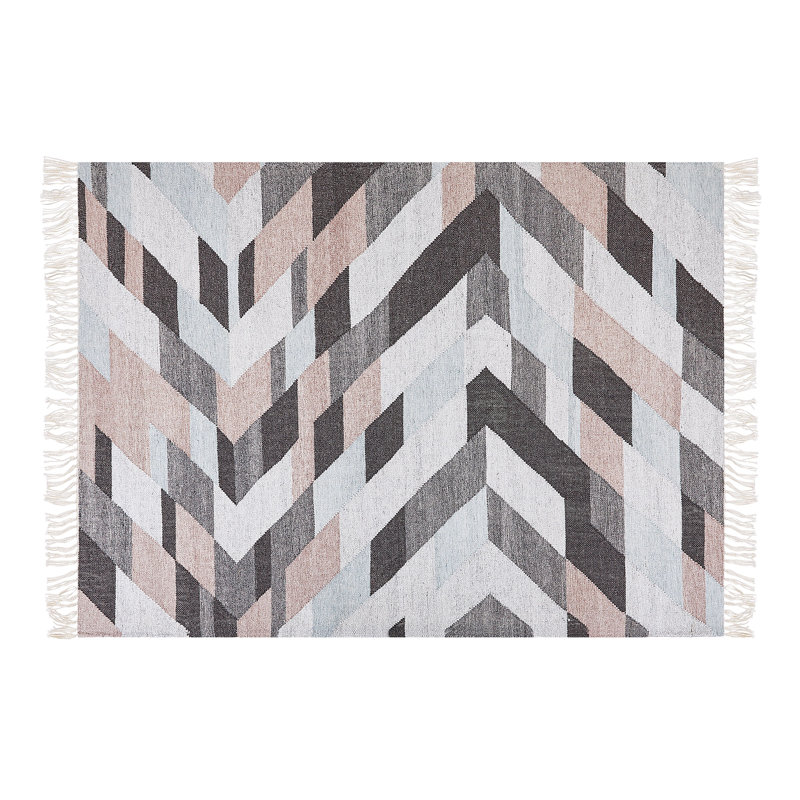 Langston Geometric Hand Woven Area Rug, Rectangle 140 x 200cm