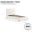 Pelham Flange Edge Bed Frame-102290987-107209888
