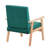 Bleona Velvet Accent Chair For Living Room, Mid Century Modern Relaxing Armchair With Solid Wood Frame & Soft Cushion, Reading Leisure Chair With Back-107227492