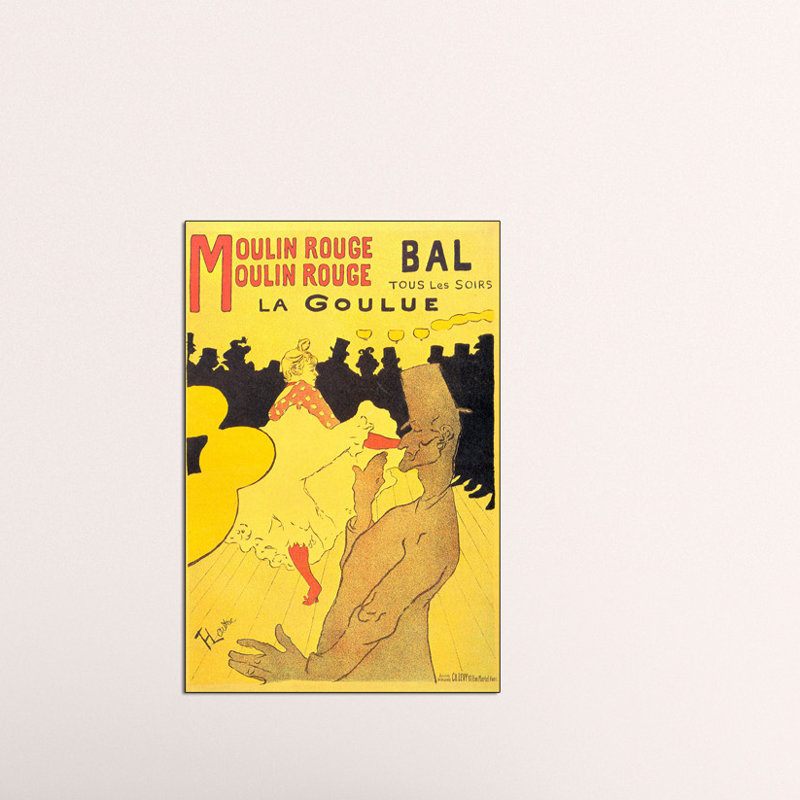 Henri De Toulouse-Lautrec - Wrapped Canvas Print, 90cm H x 60cm W x 1.8cm D