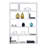 Chande Vertical Manufactured Wood Bookcase-11931032