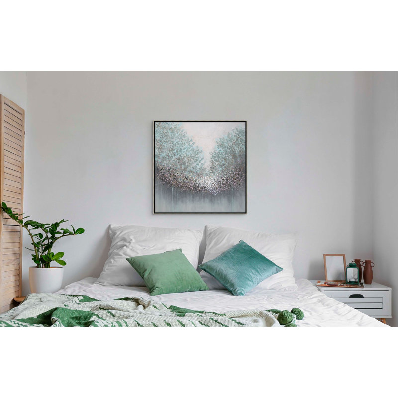Aquamarine Forrest 1 Print by Studio L57 Affinity, 27.25" H x 27.25" W